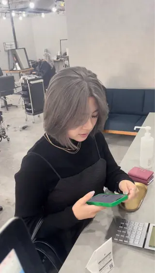カラー 縮毛矯正モデル 募集中Yuuriのヘアスタイル