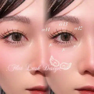 マツエク・マツパ H  eyelash ⌇𝐦𝐢𝐮 ☽のマツエク・マツパデザイン