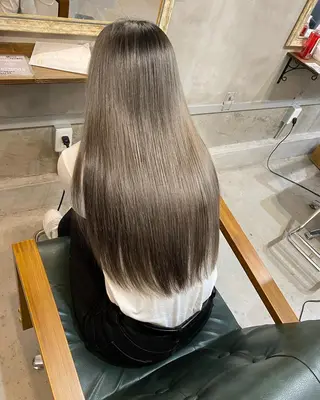 ロング Reflet 新宿/プルエクステのヘアスタイル