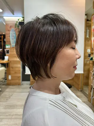 ショート カラー 山田 晃輔のヘアスタイル