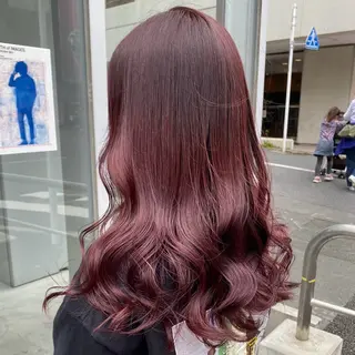 セミロング カラー 大人っぽ♡上品な暖色 ♡ブリーチなし♡のヘアスタイル