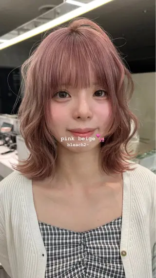 ミディアム カラー レイヤー特化/渋谷 rinのヘアスタイル