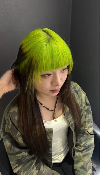 ロング カラー デザインカラー/ハイ トーン/konomiのヘアスタイル