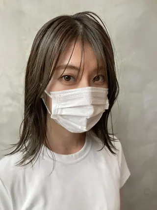 ショート カラー 波巻きスパイラルパー マ/シャドウパーマ駿のヘアスタイル