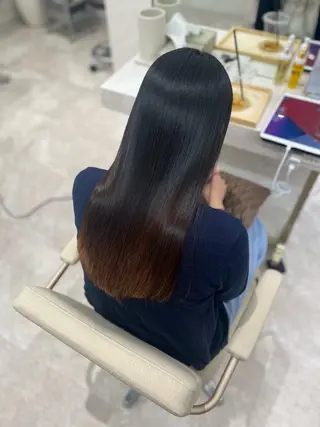 ロング 髪質改善特化/美髪/ タクマのヘアスタイル