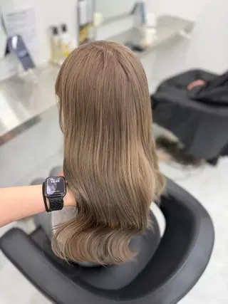 カラー 透明感ベージュ🎀 Anju/渋谷🎀のヘアスタイル