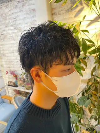 ショート メンズ 長濱 俊のヘアスタイル