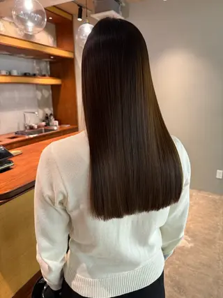 ロング カラー みほ/髪質改善/ モード/ニュアンスのヘアスタイル