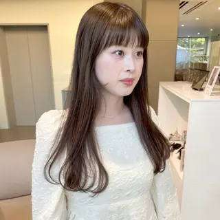 ロング カラー レイヤー/縮毛矯正/ 暖色/mao🎀のヘアスタイル