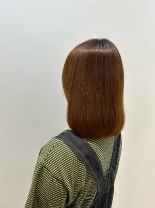 セミロング パーマ c＆ ちはるのヘアスタイル