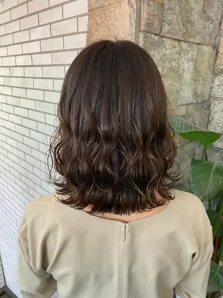 ミディアム カラー 萩原 凌✄のヘアスタイル