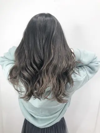 セミロング カラー 🌙HIZUKI🌙 ハイトーン 艶髪のヘアスタイル