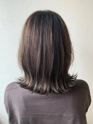 ミディアム 六本松／レイヤー 美桜🌸mioのヘアスタイル