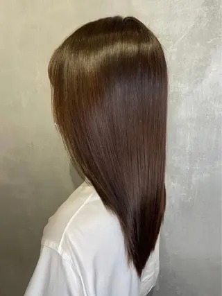 ロング カラー ツバサ 髪質改善のヘアスタイル