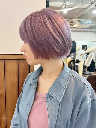 ショート 森﨑 雅のヘアスタイル