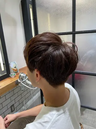 ショート 透明感カラー/ カット🎀あつこ🎀のヘアスタイル