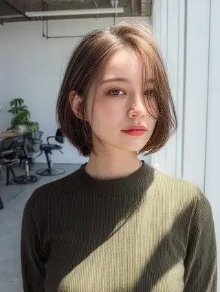 ショート 絶対可愛い暖色カラー 🌷うる艶🌷結奈✨のヘアスタイル