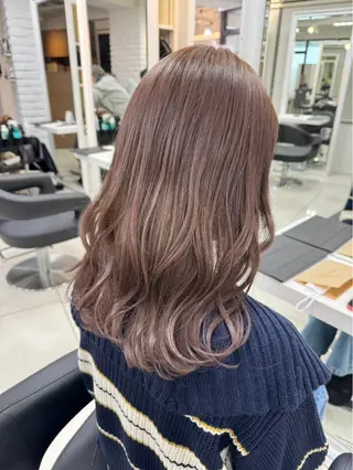 ロング カラー ヘアアレンジ 縮毛矯正指名No.1 艶カラー/SHIMAのヘアスタイル