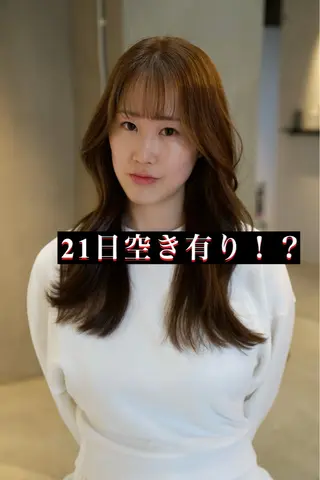 ロング カラー ヘアアレンジ 垢抜け透明感カラー 指名No.1shunのヘアスタイル