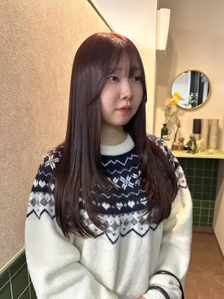 ロング 当日限定 クーポン◎井口朝香のヘアスタイル