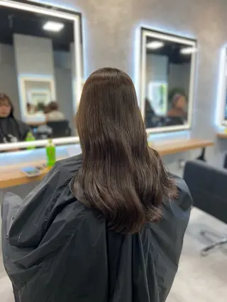 ロング カラー ヘアアレンジ レイヤー×透明感カラ ーHAYATOのヘアスタイル