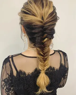 ロング ヘアアレンジ 🐝 hachi🐝のヘアスタイル