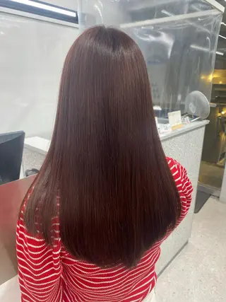 ロング 韓国風🤍 イワサキ　リコ🍒のヘアスタイル