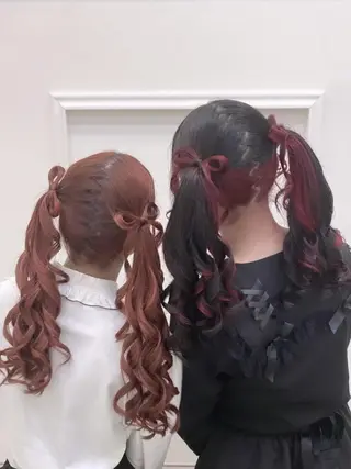 ロング ヘアアレンジ lien ヒジリのヘアスタイル
