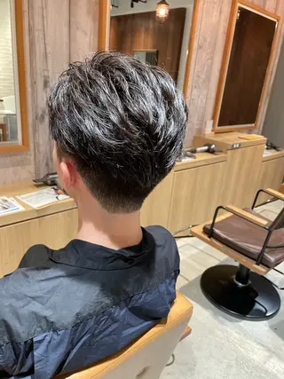 ショート メンズ 顔周りだけで垢抜ける レイヤー/小池 祐のヘアスタイル