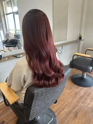 ロング カラー 鵜飼 真伍のヘアスタイル