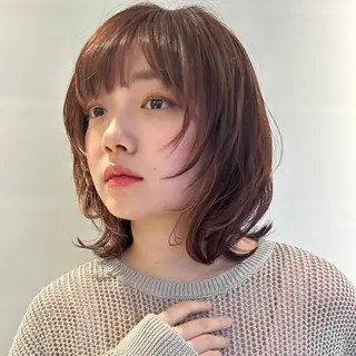 ミディアム 艶髪ストレート❇️ レイヤー❇️出町光流のヘアスタイル