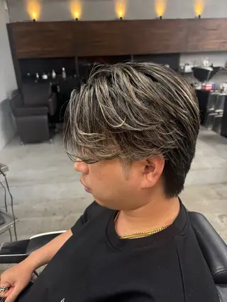 ミディアム カラー パーマ メンズ メンズ支持率NO.1 マサキのヘアスタイル