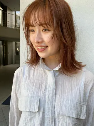 ミディアム カラー “ミニモ最高評価獲得 “代表"Kohei"のヘアスタイル