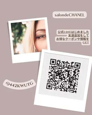 マツエク・マツパ アイブロウ salonde CHANELのマツエク・マツパデザイン