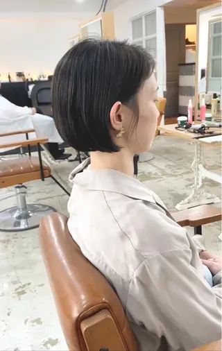 ショート カラー ショートヘア、ボブ こやさん　コヤマのヘアスタイル