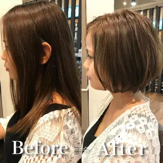 ミディアム カラー パーマ ヘアアレンジ ネイル マツエク・マツパ パーソナルカラー☆ 永尾拓也のヘアスタイル