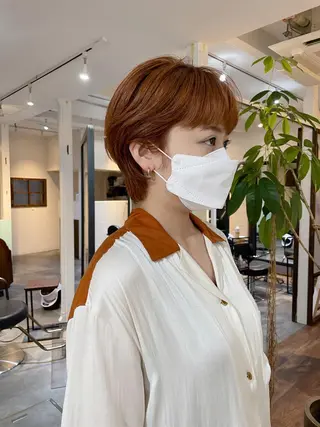 ショート カラー 高橋 愛美のヘアスタイル