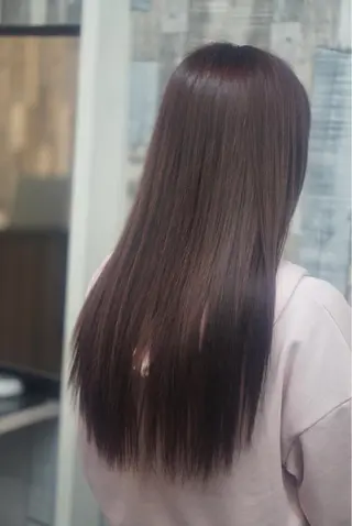 ロング カラー ヘアアレンジ 枝毛カット＆髪質改善 満足NO.1岡しゃんのヘアスタイル