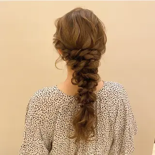 ロング risa/恵比寿/ ヘアセットのヘアスタイル