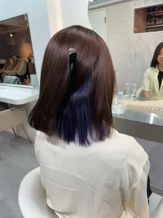 ミディアム カラー 【メンズ特化】池袋 韓国スタイル飯塚のヘアスタイル