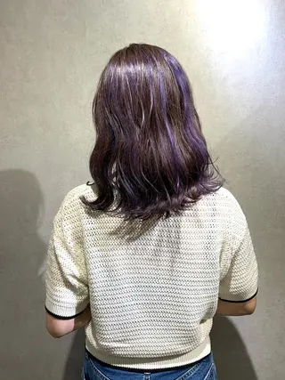 ミディアム カラー 髪質改善＊韓国ヘア＊ レイヤー＊IBUKIのヘアスタイル