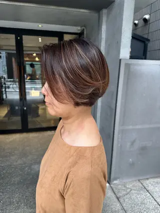 ショート カラー 渋谷　無料カット /コウシロウのヘアスタイル