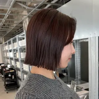 ショート カラー ✨縮毛矯正/ボブ✨ 佐藤 さくらのヘアスタイル
