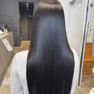 パーマ カラー セミロング ヘアアレンジ ITbyALBUM 中野店のヘアスタイル