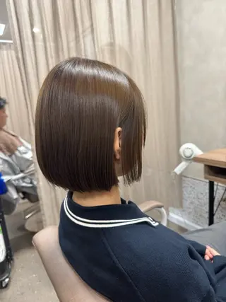 ミディアム TELAHAIR 副店長 永田のヘアスタイル