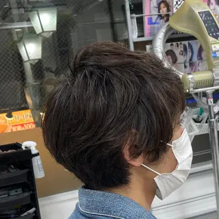 ショート 藤原 亜美🤍のヘアスタイル