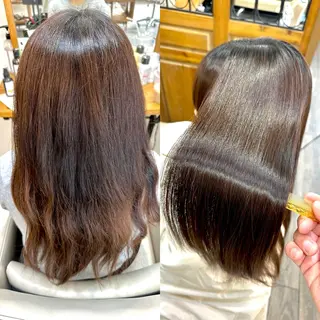 ロング パーマ 髪質改善/山根勇平 /完全マンツーマンのヘアスタイル