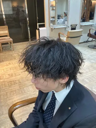ショート ヘアアレンジ メンズ 💥桜木町メンズ専門 💥ルキのヘアスタイル