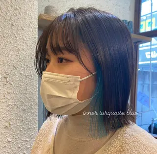 ミディアム カラー ヘアアレンジ 押切 響 のヘアスタイル