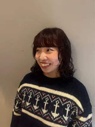 ショート パーマ 🦢パーマモデル 様募集中🦢AI🫧のヘアスタイル